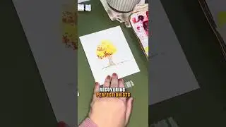 Let's paint some watercolor autumn trees!