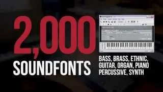 2,000 FREE SoundFonts