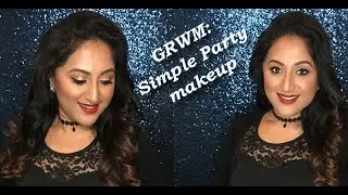 GRWM: Simple Christmas Party Makeup ** B Beautiful by Binita **
