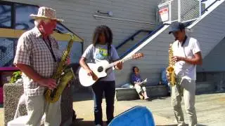 John Hill and Dequan LePage Sax Jam (4of7)