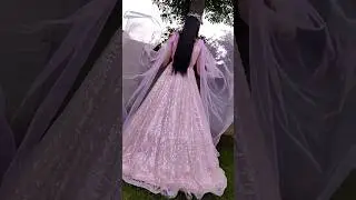 Princess gown cutting and stitching/Wedding lehenga cutting and stitching/ DIY lehenga