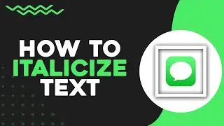 Как выделить текст курсивом в iMessage на iPhone (самый простой способ)