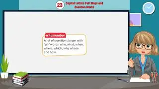 Ch 23 | Animation Junction | Grammar | Class 2 | Capital Letters Full stop and Question Marks | For