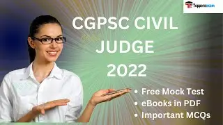 CGPSC CIVIL JUDGE Mock Test 2022, Best Book, Online Test Series, Exam Pattern, Printed Material