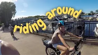 Family bike ride around Noosa 2021
