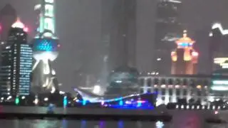 Shanghai World Expo +i Skyline at Night