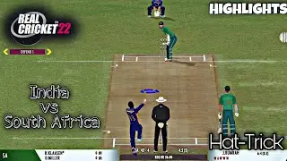 Real Cricket 22 - India vs South Africa thriller match || Real cricket 22 match highlights