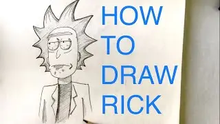 How to Draw Rick From Rick and Morty