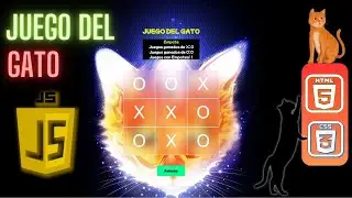 Tutorial: Cómo Crear el Juego del Gato (Tres en Raya) con HTML, CSS y JavaScript | cat's game 🐱✅💻