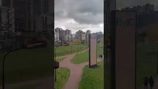 Пасмурный Мега-парк в Кудрово #кудрово #мегапарк