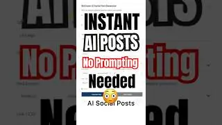 No Prompting! Your Captions Written by AI Instantly #shorts #ai #socialmediamarketing