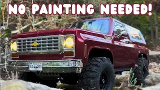 Hate painting? Easy Custom Red Body. Bonus! Aluminum Skids