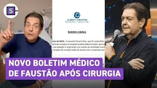 Faust&atilde;o est&aacute; na UTI e intubado; estado cl&iacute;nico &eacute; est&aacute;vel, diz hospital