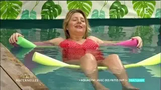 Aquagym enceinte : l'exercice des frites