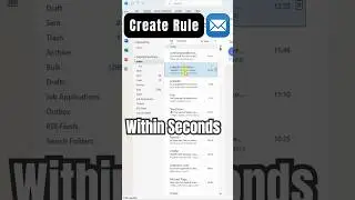 How to Create a Rule in Outlook to forward emails - #MicrosoftOutlook