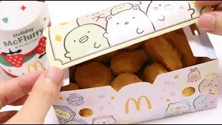 🍔Mcdonald's Sumikko Gurashi Chicken McNuggets and  McFlurry Strawberry OREO Cookie
