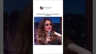 P&eacute;rolas da Dulce Mar&iacute;a em entrevistas no Brasil: #rbd #rbdmaniacos  #dulcemar&iacute;a  📹soy_rebelde_rbd_