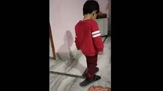 How to wear mom's slipper #shorts #kids #youtubeshorts