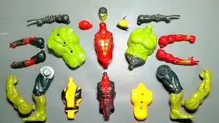 AVENGERS TOYS MARVEL'S HULK, SPIDERMAN, DEADPOOL, WOLVERINE, SUPERHERO TOYS ACTIONS VIDEO 