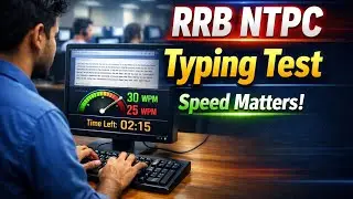 RRB NTPC typing test #rrb #railway #rrbntpc #rrb_ntpc 