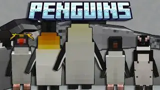 REVISITING MY FAVORITE MINECRAFT PENGUIN ADDON! (Aviancraft Penguins Mod Showcase)