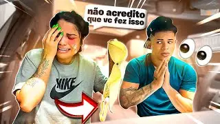 ELA ACHOU O SUTIÃ DE OUTRA DENTRO DO CARRO!!! *deu ruim*
