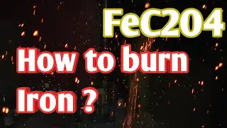 Preparation of Ferrous Oxalate and Pyrophoric Iron reaction