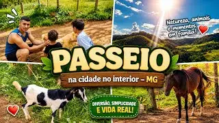 KAKA E TETTEO NO INTERIOR 🌈🌾Conhecendo cabritinhos, cachorrinhos e flores lindas 🐐🐶🌸 #familia #vlog