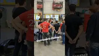 Carrossier peintre en atelier 🛠️ R&eacute;paration plastique #cfa #automobile #carrossierpeintre #apprenti