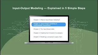 Chapter 2: Input-Output modeling in sustainability assessment