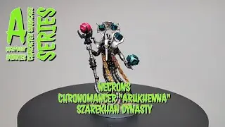 A WARPDUST HOBBIES CHARACTER SHOWCASE SERIES, NECRONS CHRONOMANCER 