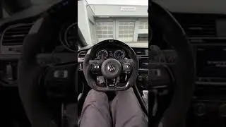 Carbon fiber steering wheel with led display