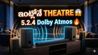 Motorola 5.2.4 Dolby Atmos Soundbar 🔥 | Home Theatre Experience at Home 😲 | Telugu Review