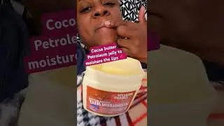 Cocoa butter petroleum jelly for the best lip 💋 glow #lips #soothing #petroleumjelly #vaseline