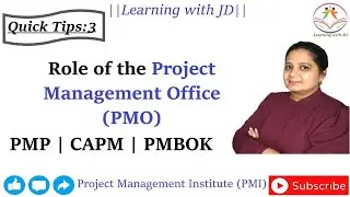 Role of the Project Management Office (PMO) | PMP & CAPM Quick Tips 3 | PMI | PMBOK