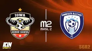 🎥⚽S6R2 | Iowa Demon Hawks (IDH) vs (MBF) Minnesota Blizzard FC | MASL2 | 🔴LIVE