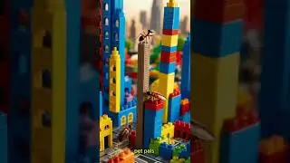 Miniature Adventures: Ant and Cockroach Explore a Toy City!