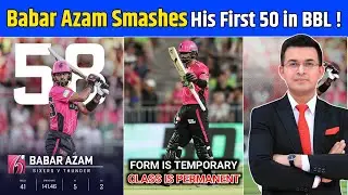 Babar Azam Show in BBL 58 Runs off 42 Balls | Sydney Thunder vs Sydney Sixers | BBL 2025