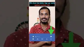 Useless Option #shortsfeed #ytshortsindia #facebook #messenger #facebookmessenger #notification
