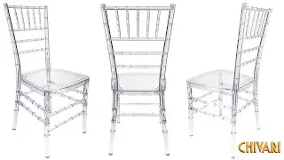 ProClear Chiavari Chair by Chivari - The perfect wedding chair.