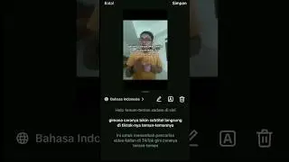 Cara Buat Subtitle Di Video TikTok Langsung #subtitles #shorts