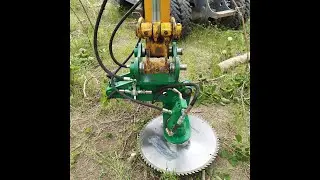 excavator foresty attachments,excavator saw head,timber saw, wood saw