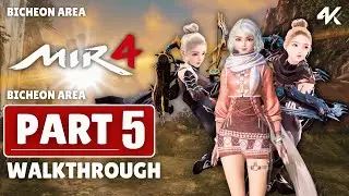 MIR4 | Walkthrough Part 5 | PC - (LONGPLAY) | BICHEON AREA