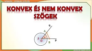 KONVEX ÉS NEM KONVEX (KONKÁV) SZÖGEK