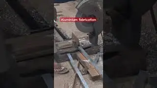 🤓 How to cut aluminium tubes on saw machine #ytshorts