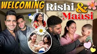 Finally Rishi is here | Meet my maasi | Aman and ITI vlogs .