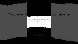 If u want to test a men&rsquo;s character give him power&hellip;#ytshorts #shorts #viralshorts