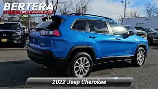 Used 2022 Jeep Cherokee Latitude Lux 4x4, West Springfield, MA J1319B