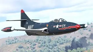 War Thunder — F9F-5 — 4 Kills