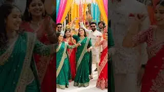 #Chameli marriage #Rosy dance #Jasmine green saree #Salman kurta pajama @Andhra to India 7976
